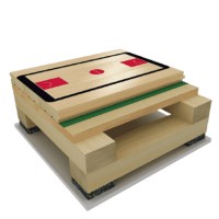 双层龙骨运动地板